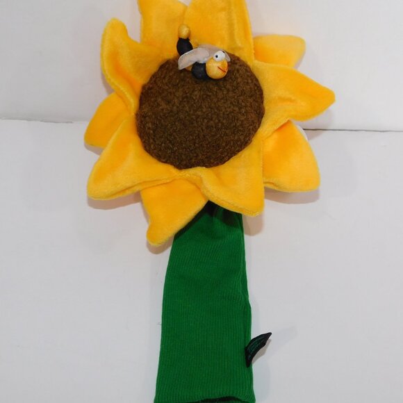 Winning Edge Designs Sunflower Bumble Bee Golf Driver Headcover NEW Flower 20087 - Picture 10 of 10